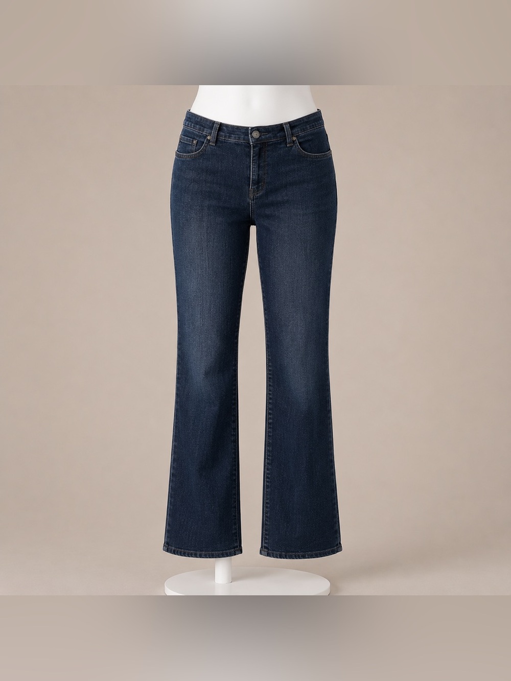 Gloria Vanderbilt Amanda Petite Bootcut Jeans Dark Wash 16P - Picture 2 of 10